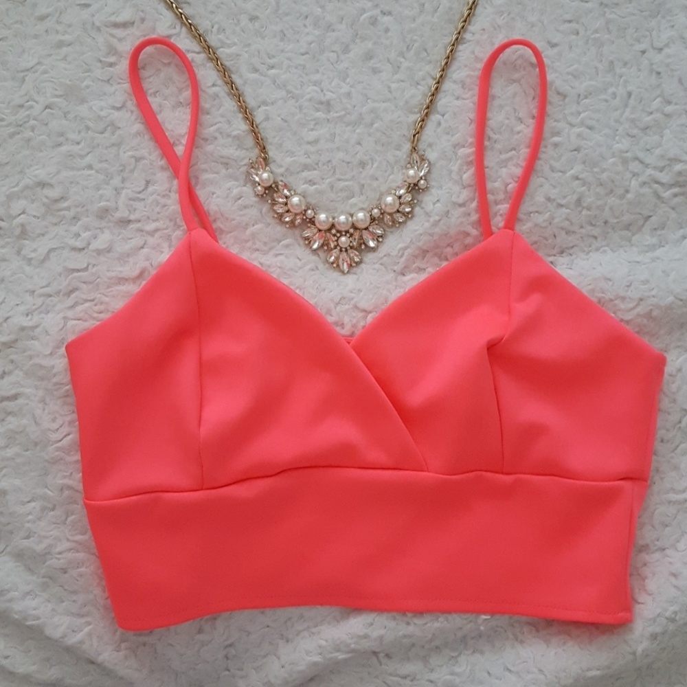Neon Pink Crop Top